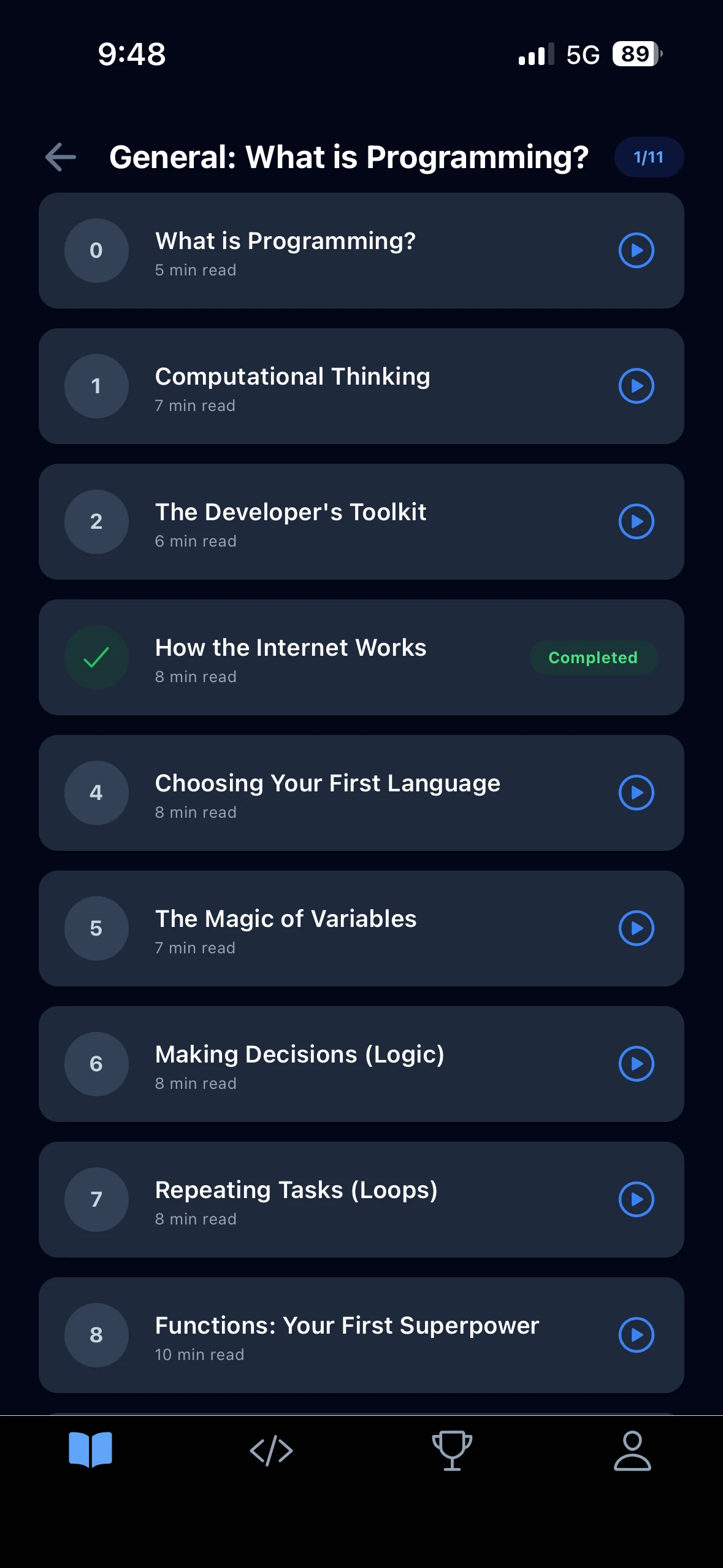 Learn Programming screenshot