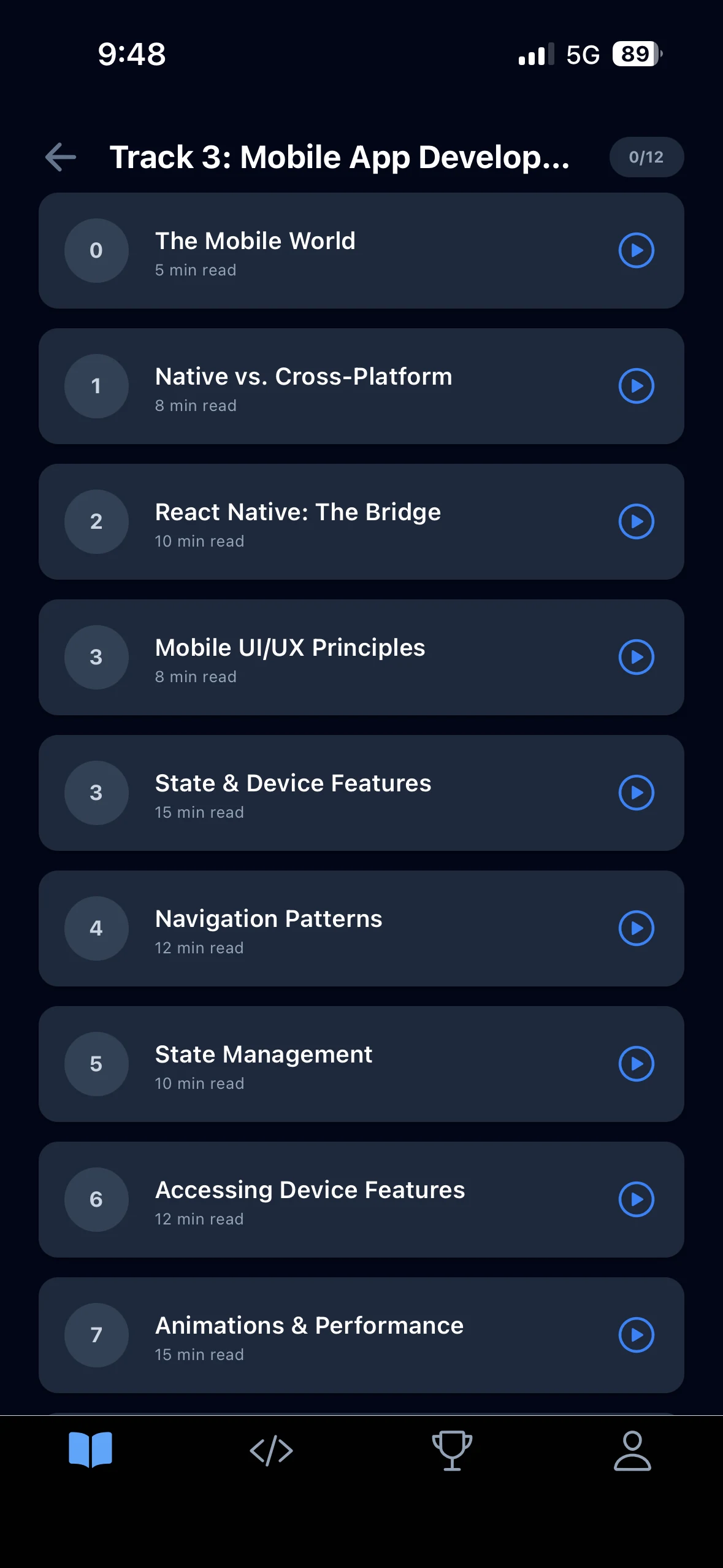 Learn Programming offline screenshot